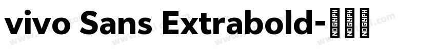 vivo Sans Extrabold字体转换
